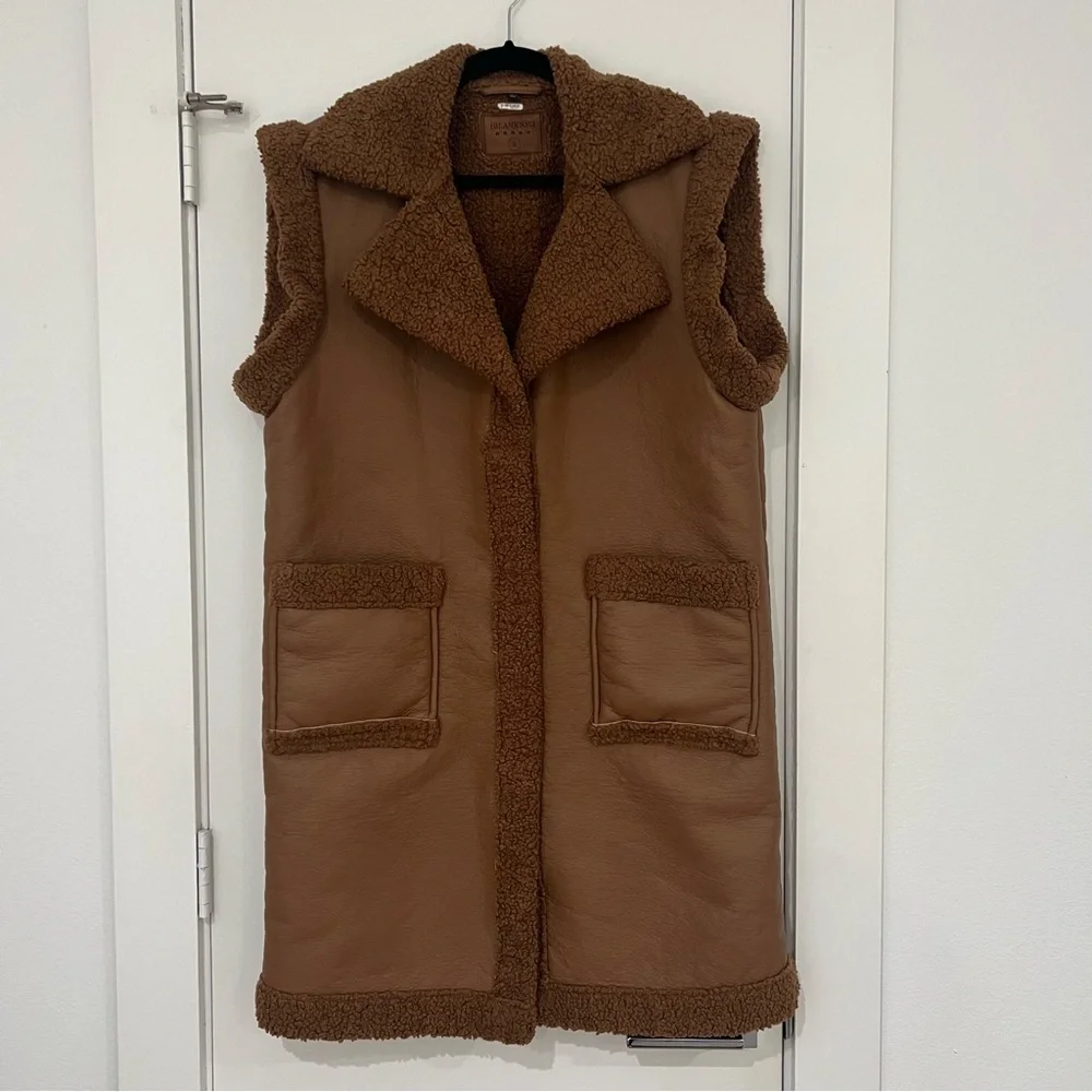 BLANK NYC TOUCH AND GO VEST LONG COAT - Picture 3 of 14